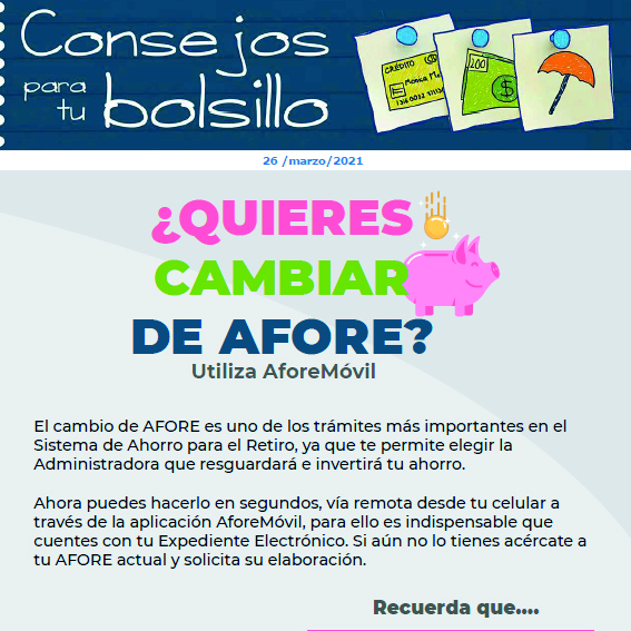 ¿Quieres cambiar de Afore?